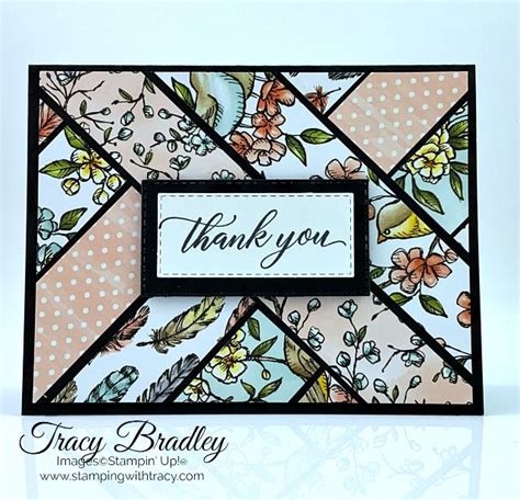Stampin Up Bird Ballad Designer Series Paper Stamping With Tracy