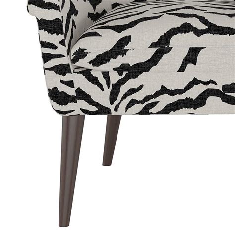 See more ideas about comfortable chair, armchair, classic pillows. Zoey Linen Zebra Cream and Black Armchair - #74M93 | Lamps ...