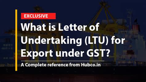 *** need to insert hotel's name **** insert name, nric number and. What is Letter of Undertaking (LTU) for Export under GST?