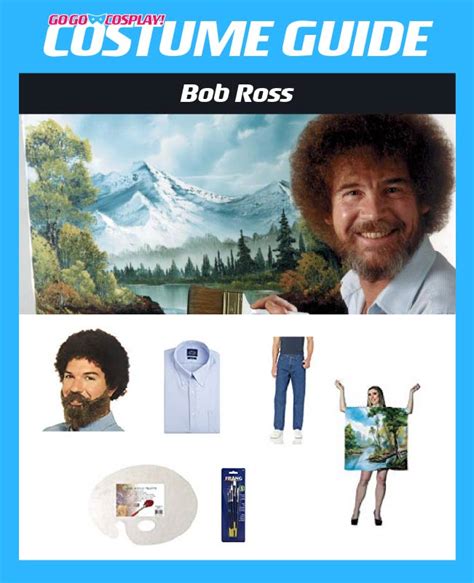 Bob Ross Costume Ideas Diy Guide For Cosplay And Halloween