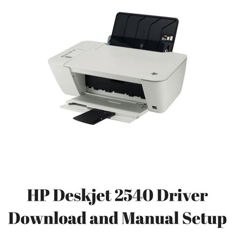 HP Deskjet 2540 Driver Download and Manual Setup