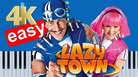 Welcome To Lazy Town Theme Song Easy Beginner Piano Tutorial Youtube