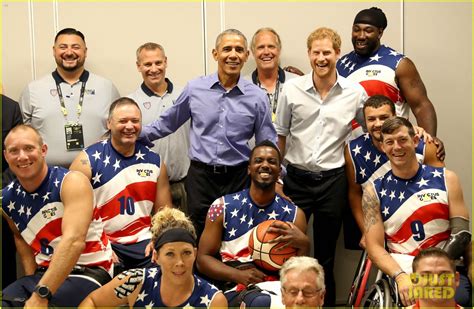 barack obama and prince harry cheer on wheelchair basketball at invictus games photo 3966302