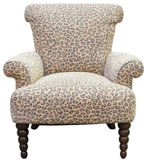 They are lovely, sturdy, and will take over your decor with a primal style that will make you feel alive. Pre-owned Leopard Print Rolled Back Arm Chair - Eclectic ...