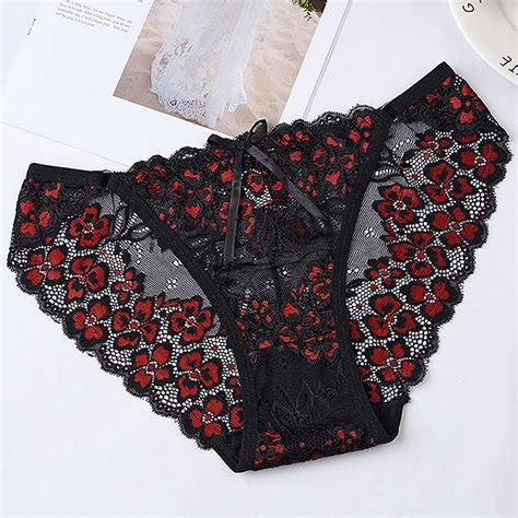 Buy Women Sexy Lace Panties Breathable Panty Lace