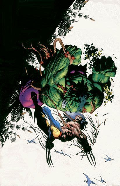 Hulk Vs Wolverine By Adam Kubert Marvel Comics Covers Incredible