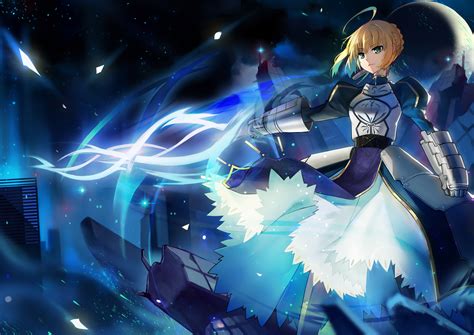 Download Saber Fate Series Anime Fatestay Night Hd Wallpaper By 五月子