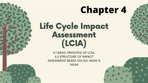 Chapter 4 Life Cycle Impact Assessment LCIA YouTube