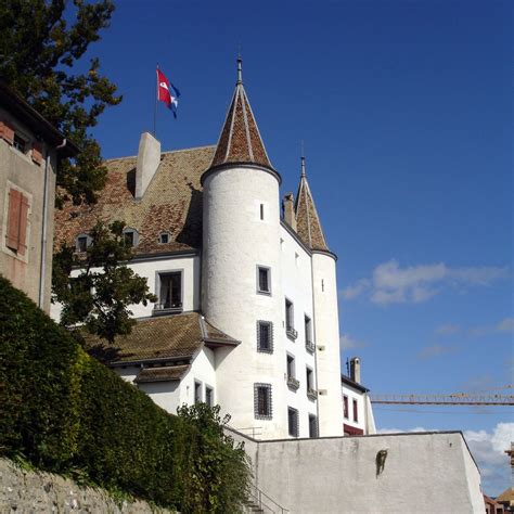 Chateau De Nyon Chateau De Nyon Castle In Vaud Switzerlan Henk