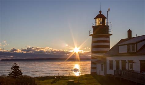 West Quoddy Lighthouse Lubec Maine Sunrise