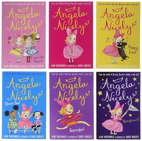 Angela Nicely Collection By Alan Macdonald And David Roberts 6 Books Set Angela