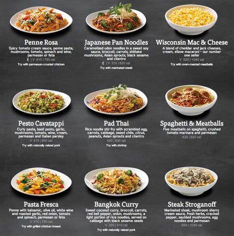 Noodles And Company Menu Nutrition Buff Bowls Blog Dandk