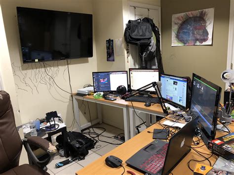 Messy Twitch Streamer Setup Gamer Setup Gaming Room Setup Desk My Xxx Hot Girl