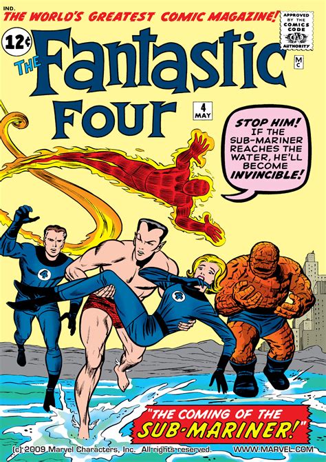 Fantastic Four 1961 4 Read Fantastic Four 1961 Issue 4 Online