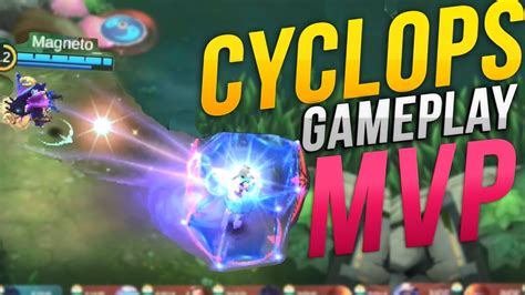 Mobile Legends New Hero Cyclops Mvp Gameplay Youtube
