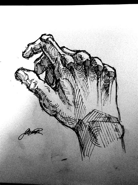 Hand Drawing Ink On Paper A5 Drawing