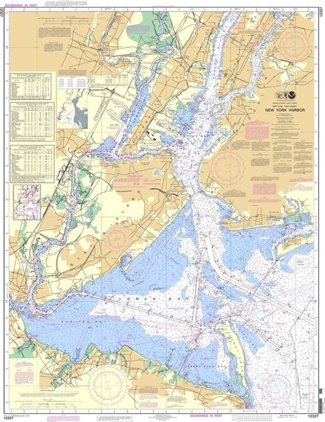 Noaa Nautical Map New York Harbor 12327 Noaa Chart 12327 Noaa Map