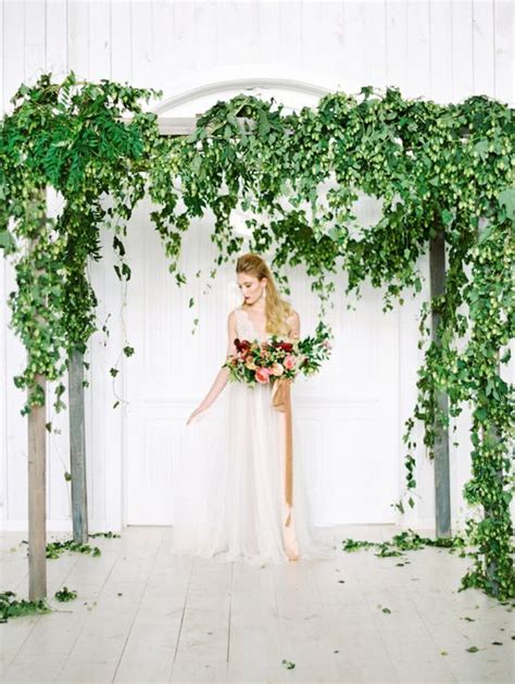 30 Fabulous Lush Greenery Wedding Arches Weddingomania