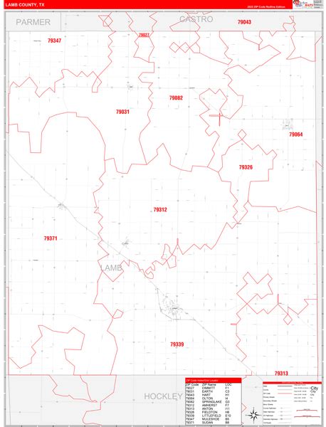 Maps Of Lamb County Texas