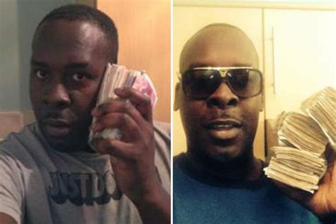 drug dealer jailed  posing  selfie rubbing  face   wad