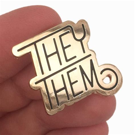 Pronoun Pins From Dissent Pins Urban General Store