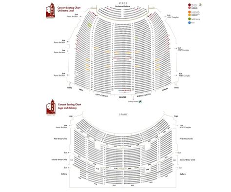 Fox Theatre Atlanta Seating Chart With Seat Numbers
