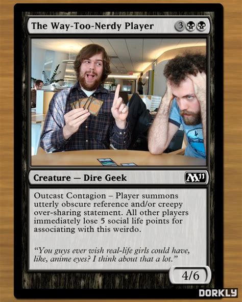 The gathering (colloquially known as magic or mtg) is a tabletop and digital collectible card game created by richard garfield. Magic Cards Based on People Who Play Magic | The Back Row