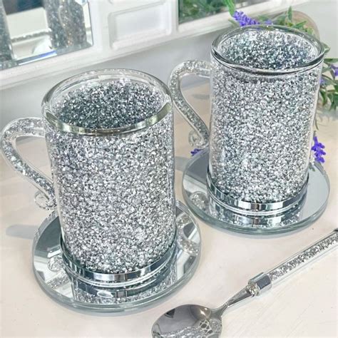 Lemonade Crystal Coffee Cup And Saucer Set Of 2 Standard Size Shop