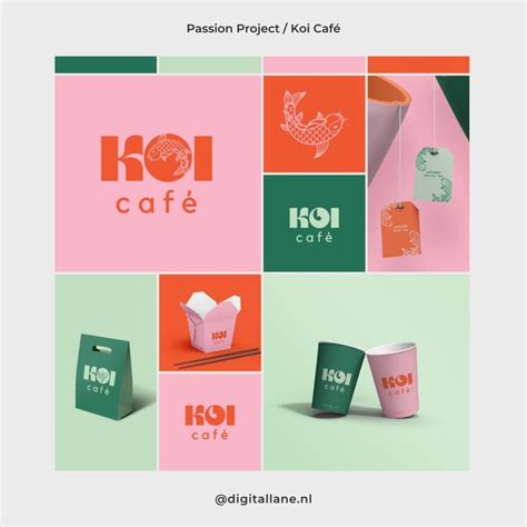 Koi Café By Digital Lane Tea Labels Passion Project Tea Brands