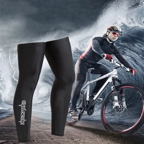 Unisex Outdoor Mtb Bike Cycling Leg Warmers Bicycle Leg Sleeves Covers Windproof Breathable Uv