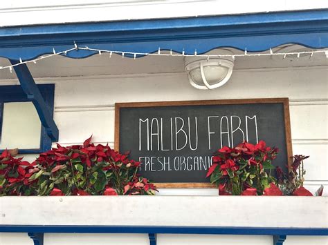 Malibu Farm Restaurant — Tasting Page
