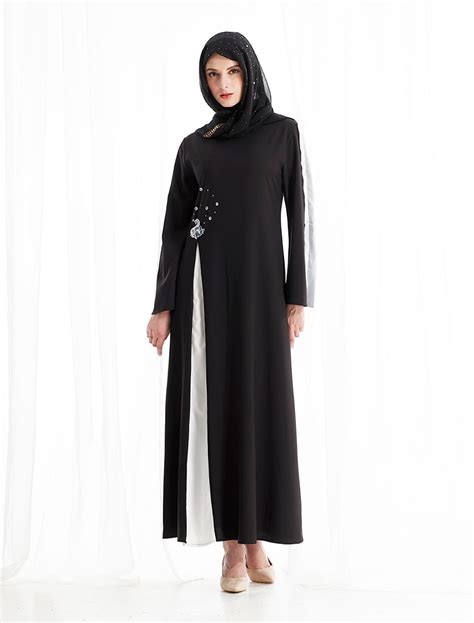 Black Muslim Dress Women Abaya Dubai Fashion Abaya Casual Arab Garment