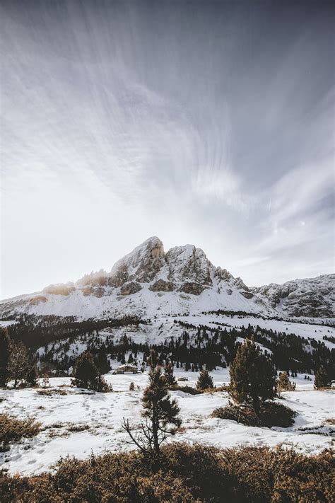 Snow Covered Mountain Range · Free Stock Photo