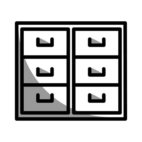 Illustration Vector Graphic Of File Cabinet Icon 8840302 Vector Art At