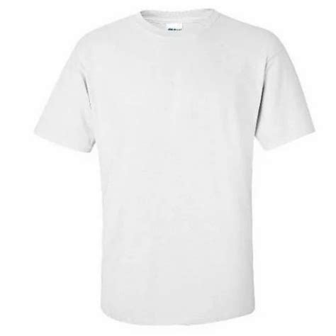 Men White Plain T Shirt Size Small Rs 85 Piece Vasantha Plastics