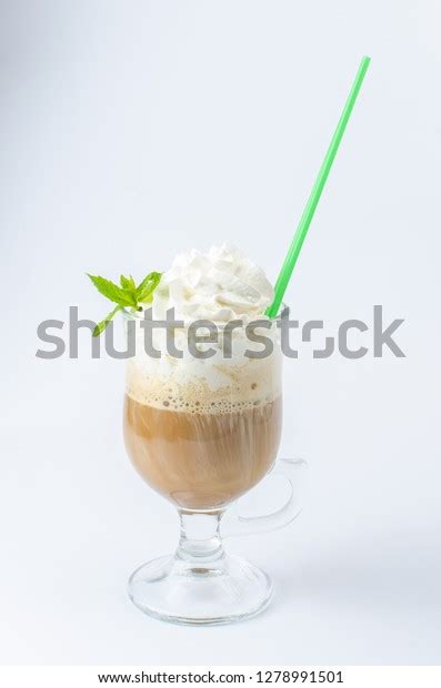 Iced Coffee Whipped Cream Stock Photo 1278991501 Shutterstock