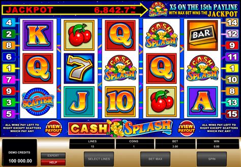 Play CashSplash Video Slot FREE Slot - Microgaming Casino ...