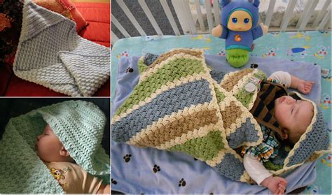 Hooded Crochet Baby Blanket Diy Smartly