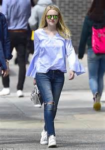 Dakota Fanning Cuts A Casual Cool Figure While Out And About In New