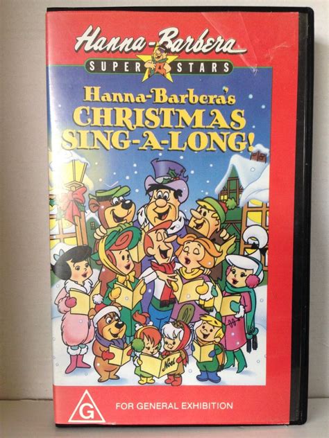 Hanna Barbera S ~ Christmas Sing A Long ~ Rare Vhs Video ~ 1989