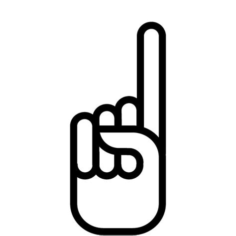 Pointing Hand Sign Clipart Best