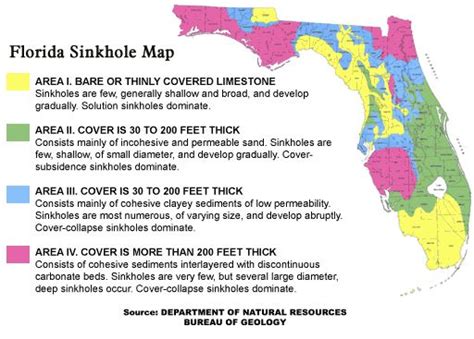 Florida Sinkhole Map 512×367 The Great Out Doors Pinterest
