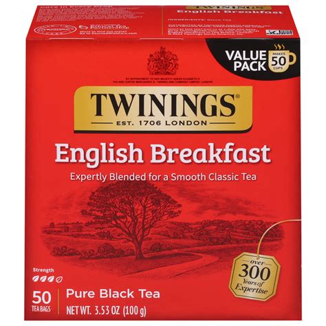 Save On Twinings Of London English Breakfast Black Tea Bags Order Online Delivery Food Lion