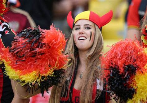 meet axelle despiegelaere a belgian blonde whose cheering got her l oreal ad soccer news