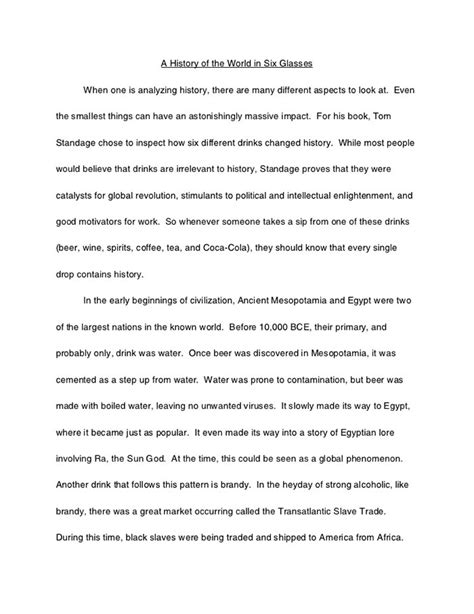 History Essay A Complete Writing Guide For Students