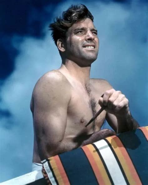 Burt Lancaster S Beefcake Bare Chested Pose In Swim Shorts X Inch Poster Picclick