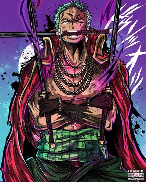 The Pirate Hunterroronoa Zoro⚔️ Manga Anime One Piece One Piece