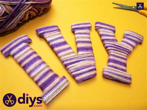 How To Make Yarn Letters