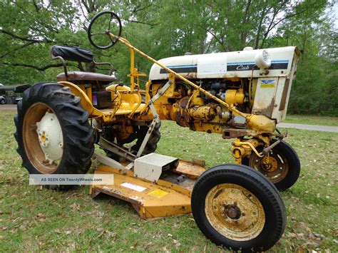 1977 International Harvester Cub Tractor Wbelly Mower In Mississippi