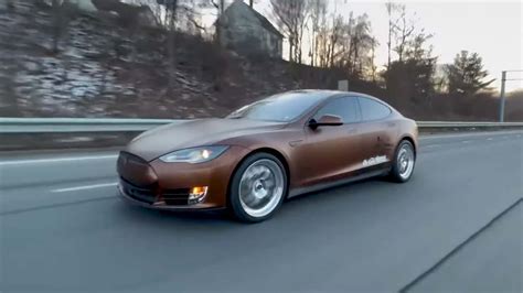 Worlds First V8 Swapped Tesla Model S Is Officially On The Road